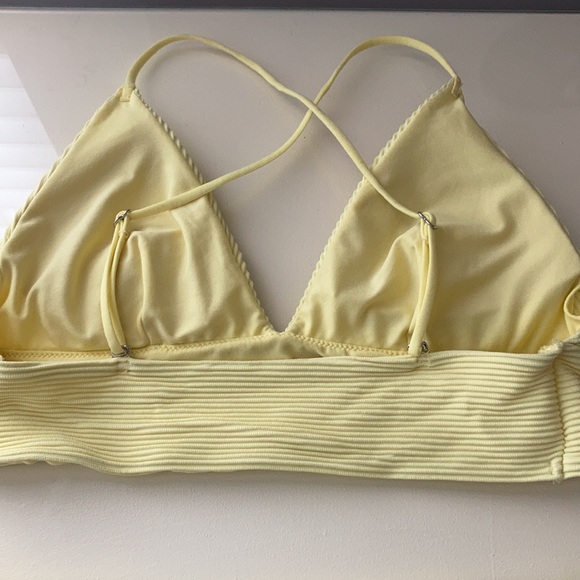 Yellow ribbed bathing suit - Picture 3 of 4